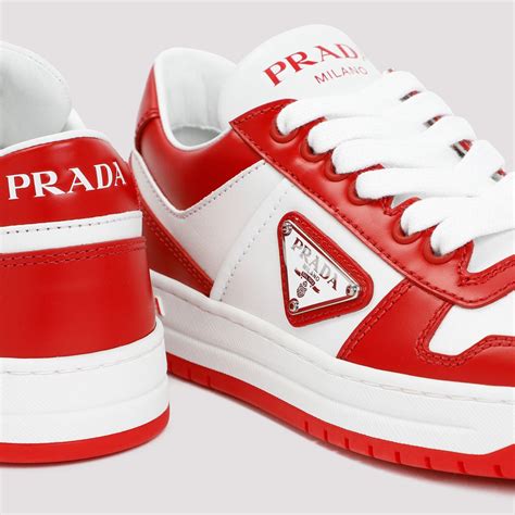 prada red line shoes|Prada sneakers red.